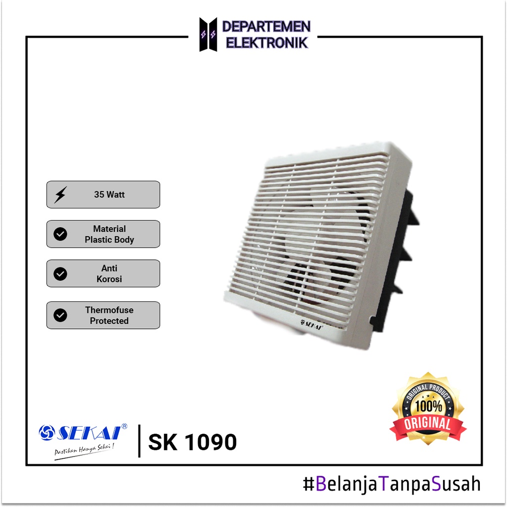 Jual Sekai Wef Wall Exhaust Fan Dinding Inch Murah Banget