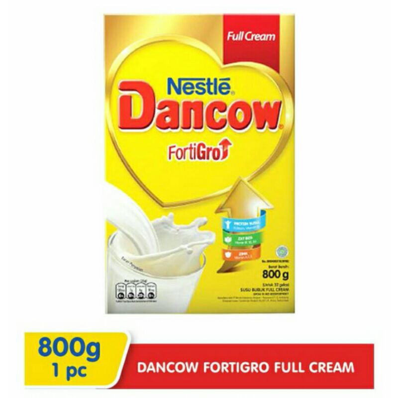 Jual Nestle Dancow Fortigro Full Cream 800gr Susu Bubuk Shopee