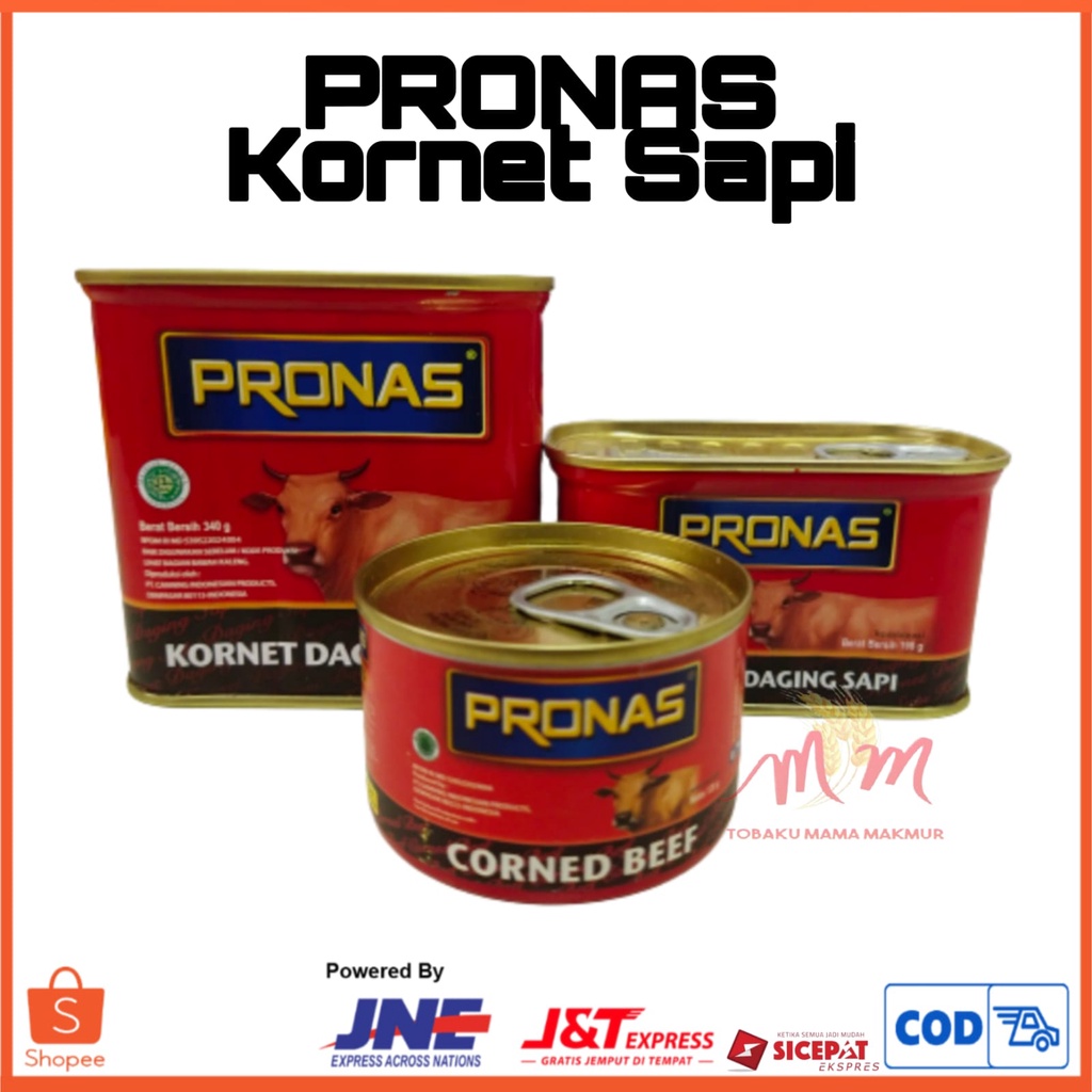 Jual PRONAS CORNED BEEF KORNET SAPI DALAM KALENG Shopee Indonesia