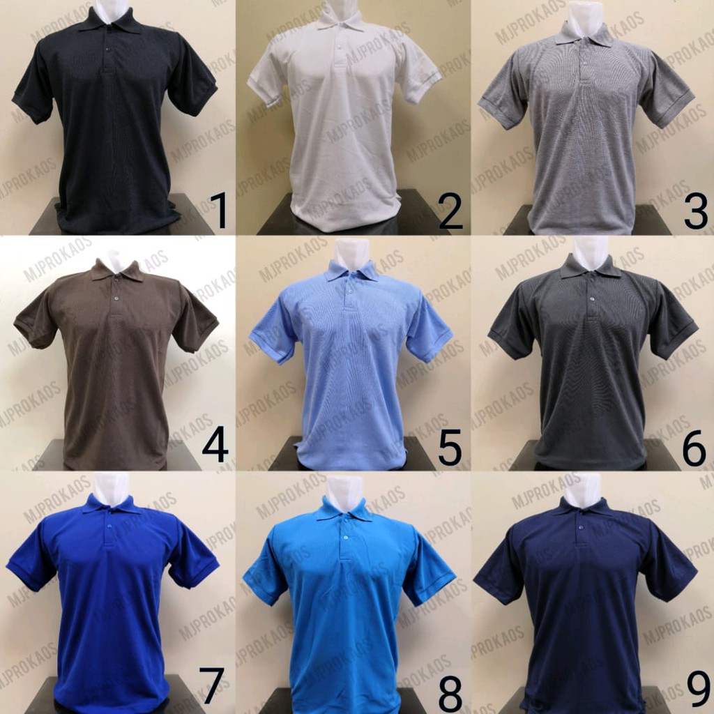 Jual Kaos Polo Kaos Kerah Kaos Polo Kaos Pria Polo Shirt Polos