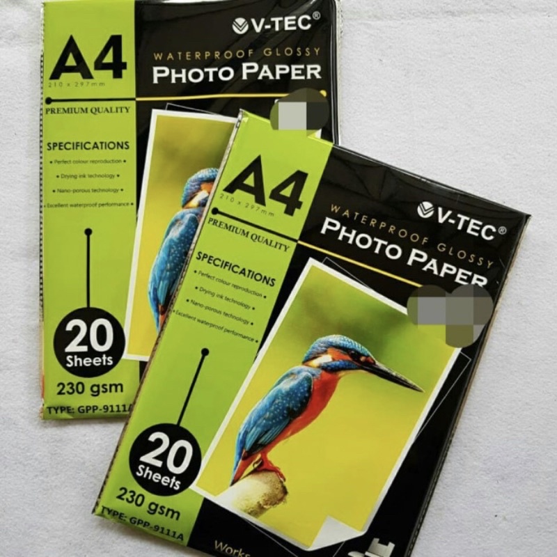 Jual Photo Paper Kertas Foto Kertas Photo V Tec Vtec A Gsm