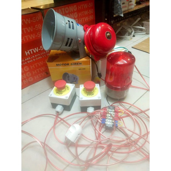 Jual Sirine Emergency Peresmia Fire Alaram Dan Groud Bell Kring 2 Arah