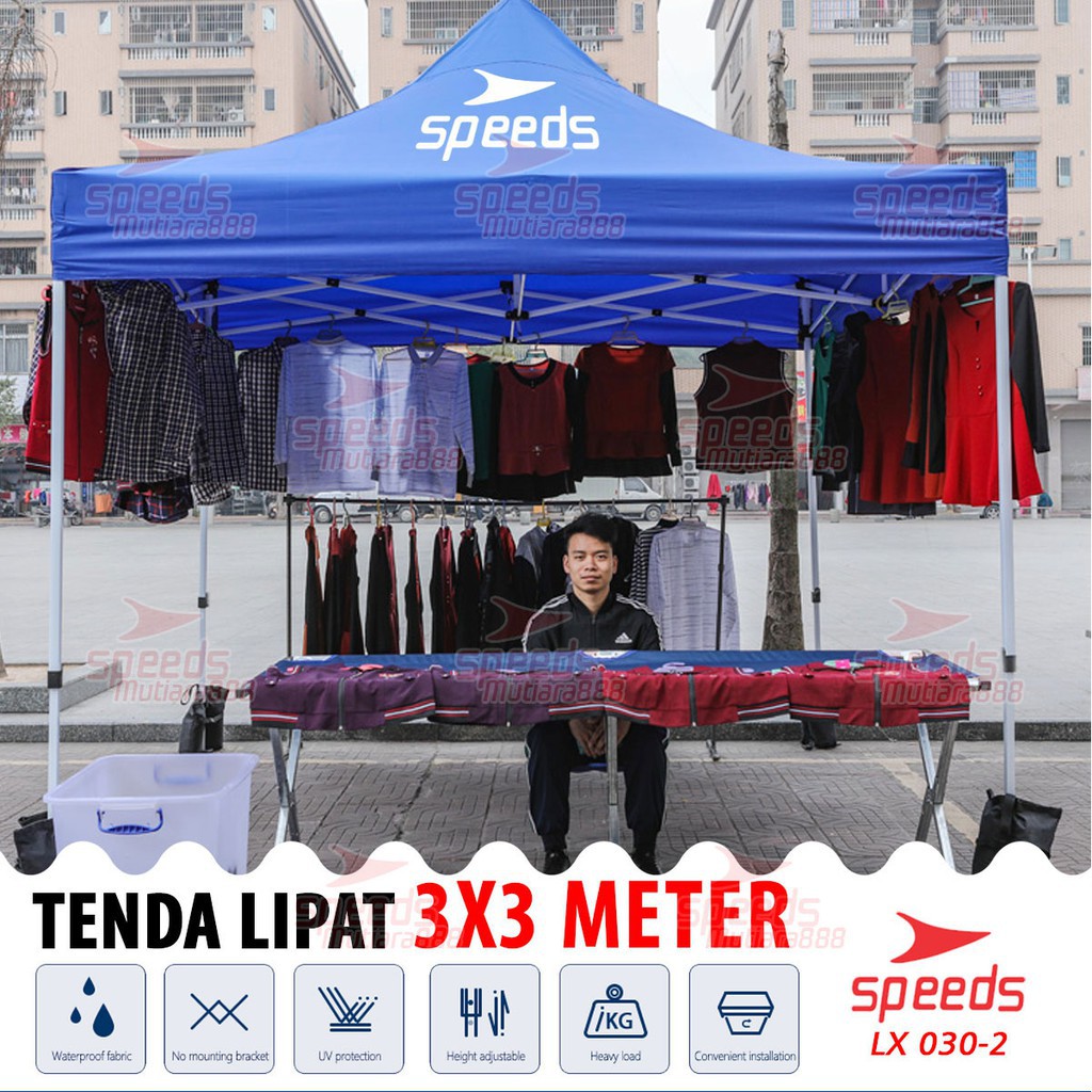 Jual Speeds Tenda Pameran Lipat X M X M Tiang Putih Tenda Bazar