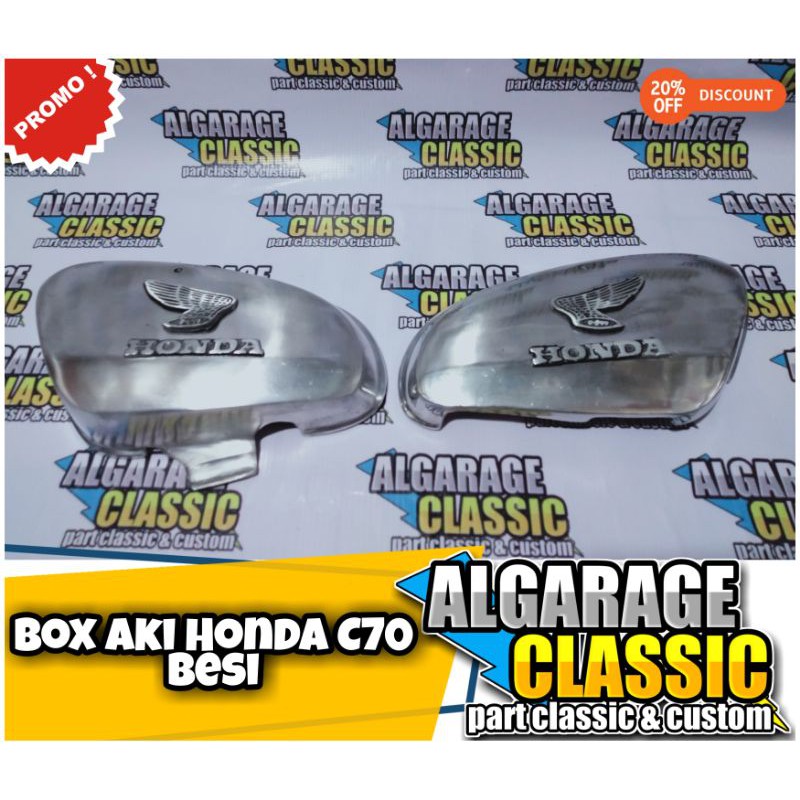 Jual BOX AKI BOK HONDA C70 BESI ALUMUNIUM Shopee Indonesia