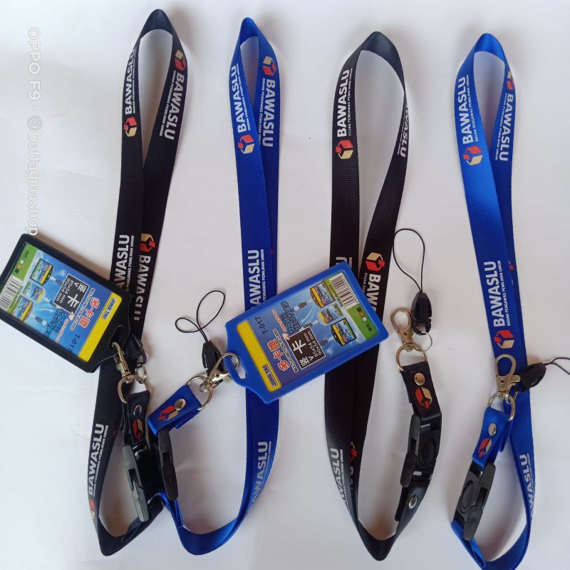 Jual Lanyard Tali Gantungan Id Card Holder BAWASLU Shopee Indonesia