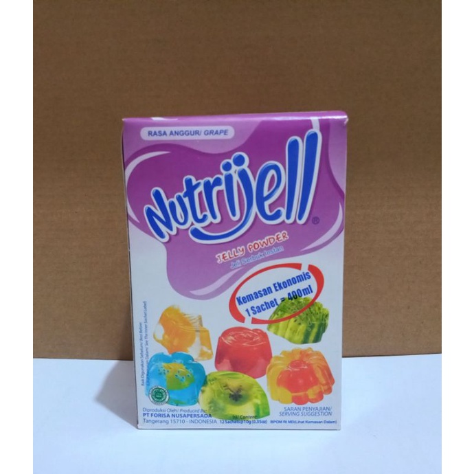 Jual Nutrijell Jelly Powder Nutrijell Buah Nutrijell Coklat