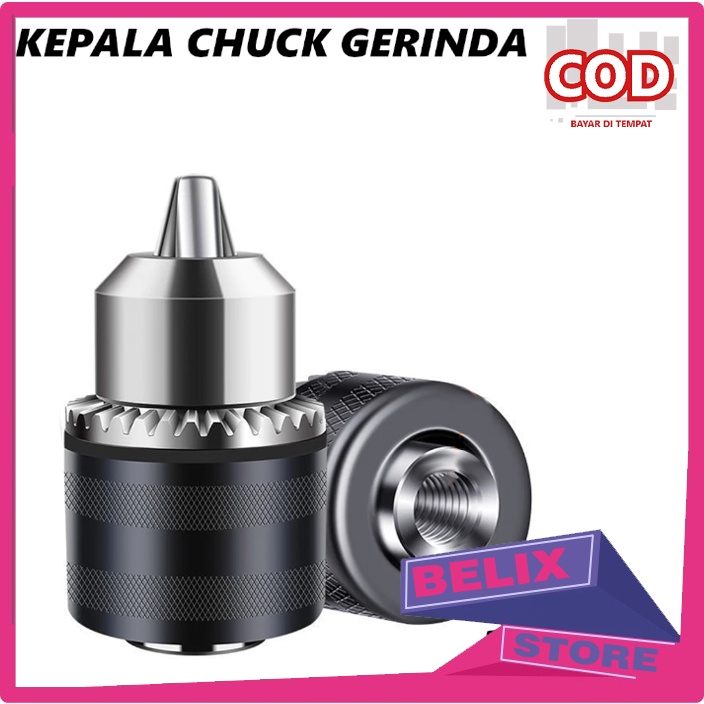 Jual Kepala Bor Untuk Gerinda 10mm 4 Inch Chuck Bor Drat Gerinda