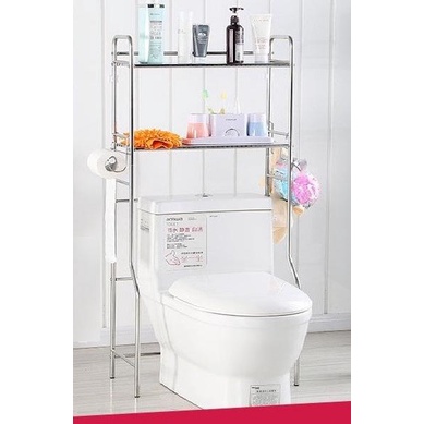 Jual Rak Stainless Storage Mesin Cuci Toilet 3 Susun Organizer Sabun