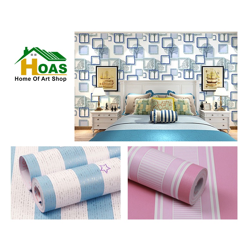 Jual Hoas Wallpaper Dinding WallStiker Premium Quality Ukuran 45cm X 8m