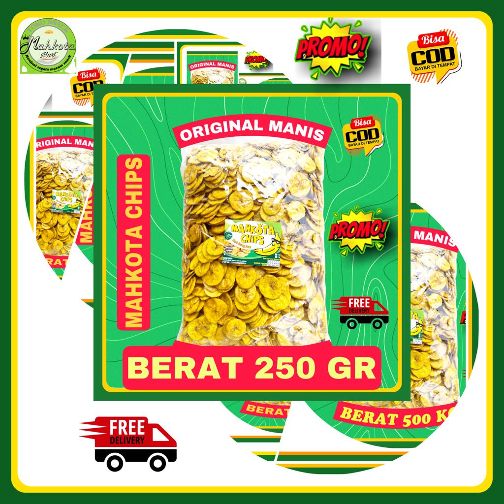 Jual KERIPIK PISANG RASA ORIGINAL MANIS ISI 250 GR KRIPIK PISANG