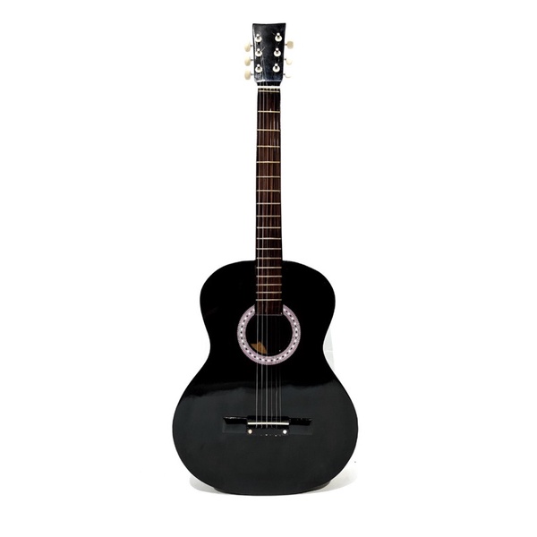 Jual Gitar Akustik Yamaha Tipe F310 P Warna Hitam Model Bulat Senar