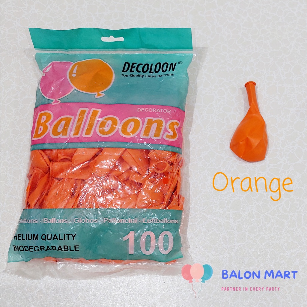 Jual Balon Latex Doff Decotex Tebal Gram Inch Satuan Shopee