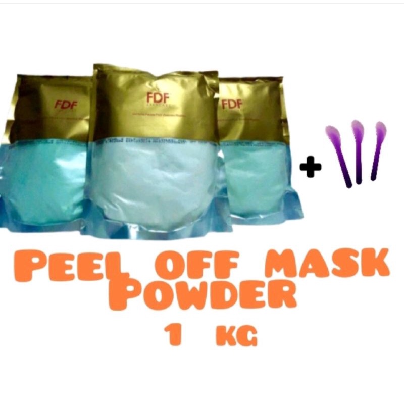 Jual Masker Fdf Peel Off Mask Powder 1kg Shopee Indonesia