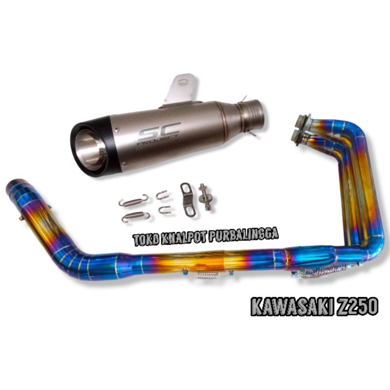 Jual Knalpot SC PROJECT S1 SANBLAST TITANIUM IMPORT TAIWAN FULLSYSTEM