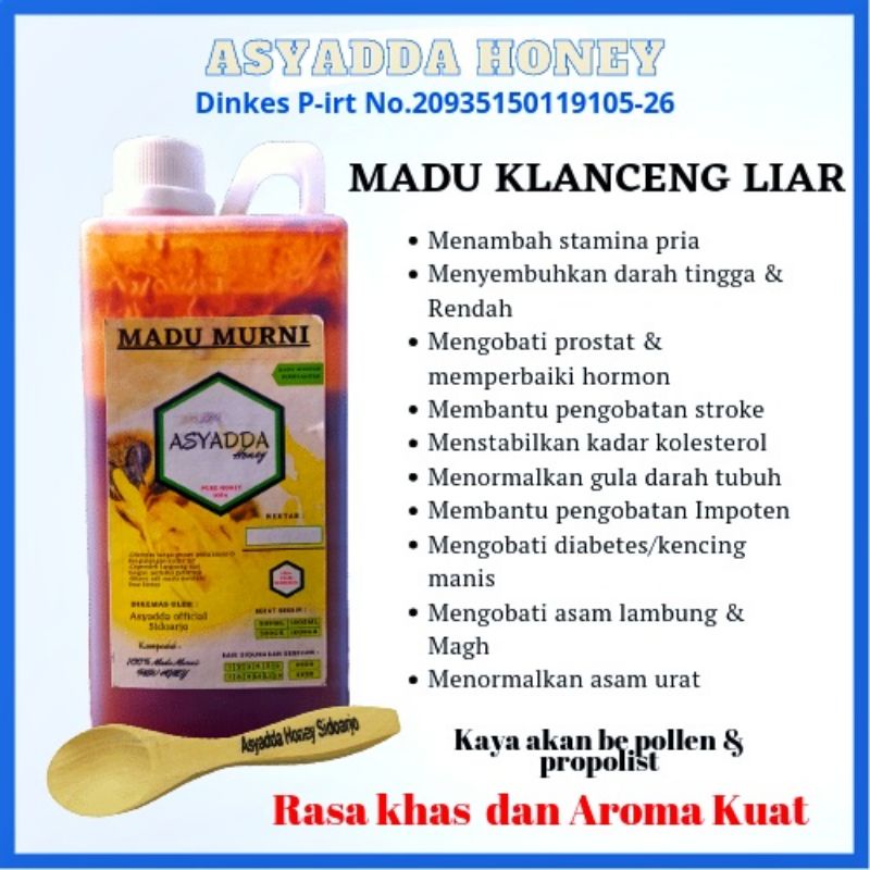 Jual Madu Klanceng 1 Kg Asli Murni Hutan Liar Shopee Indonesia