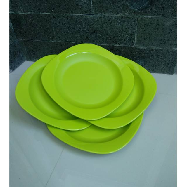 Jual Blossom Plate Ijo Set Pcs Shopee Indonesia