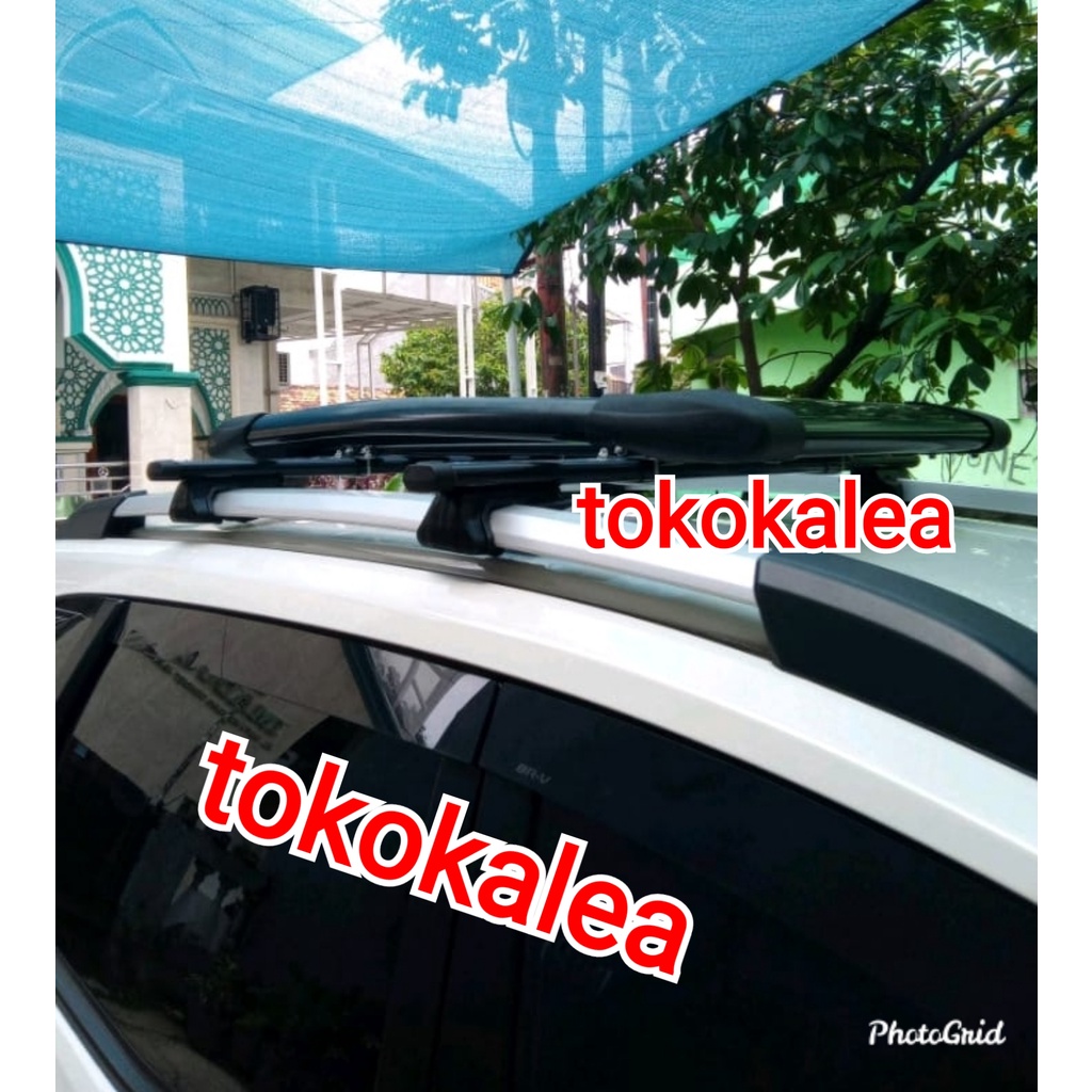 Jual Paket Roof Rack Rak Rak Bagasi Mobil Atas Kaki Rak Crossbar Jepit