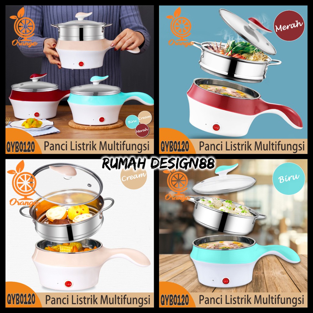 Jual Panci Elektrik Multifungsi Electric Fry Pan Listrik Lapis Stenlis