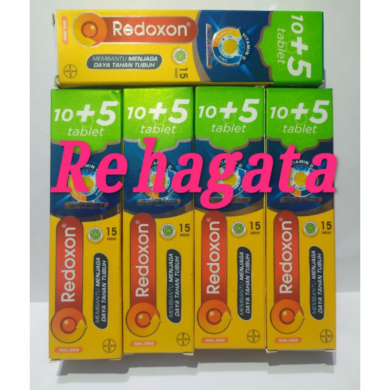 Jual Redoxon Isi Dan Tablet Vitamin C D Dan Zinc Rasa Jeruk