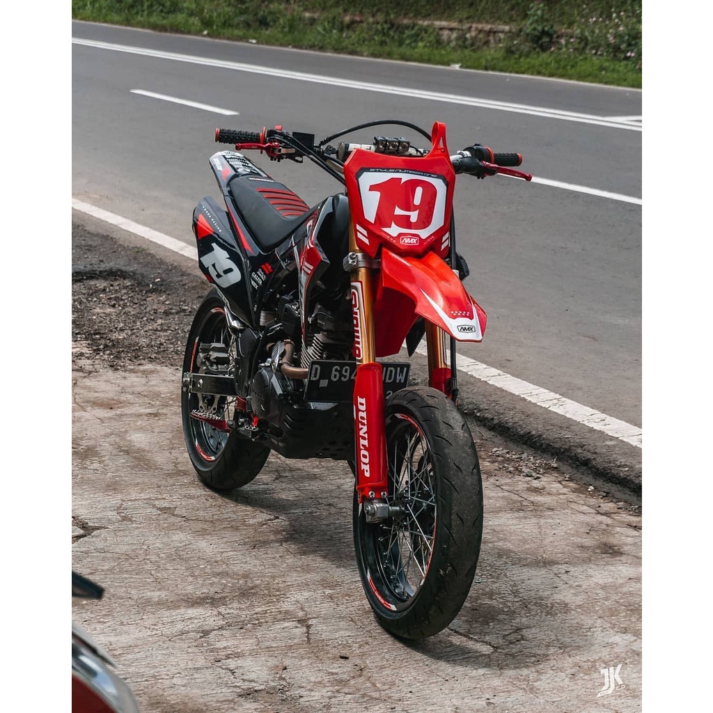 Jual Decal Crf L Decal Stiker Crf Super Glossy Full Custom Shopee