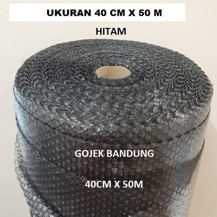 Jual BUBBLE WRAP HITAM UKURAN 40CM X 50M BUBBLEWRAP BANDUNG PLASTIK