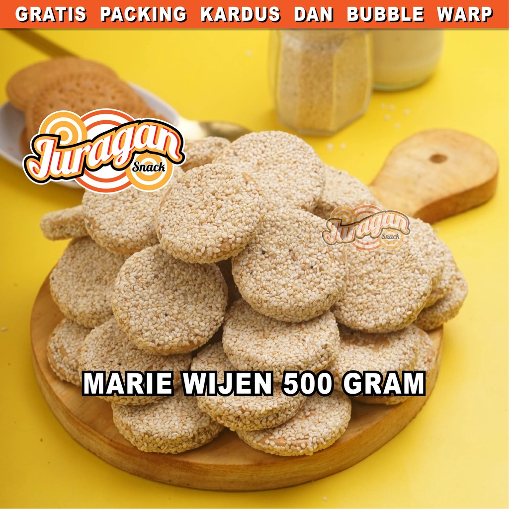 Jual Biskuit Marie Wijen Toping Caramel Gram Snack Kiloan Makanan