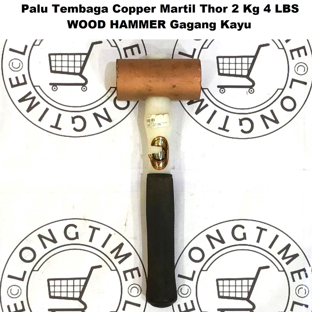 Jual Palu Tembaga Copper Martil Thor Kg Lbs Wood Hammer Gagang Kayu