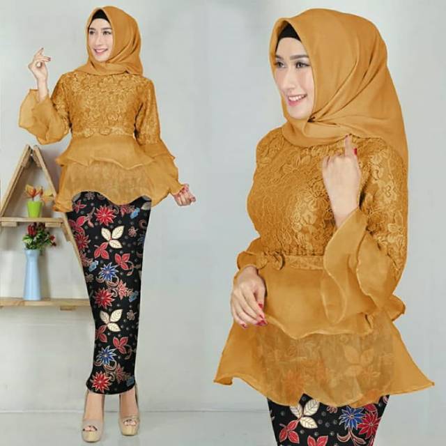 Jual Kebaya Brokat Semi Prancis Katun Bahan Kebaya Semi France Corneli