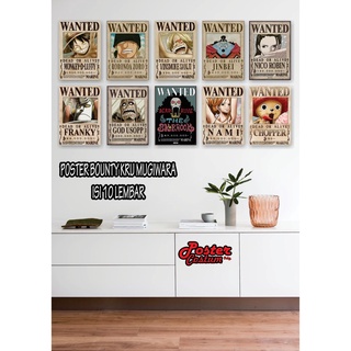 Jual Poster Bounty Kru Mugiwara One Piece Isi Pcs Shopee Indonesia