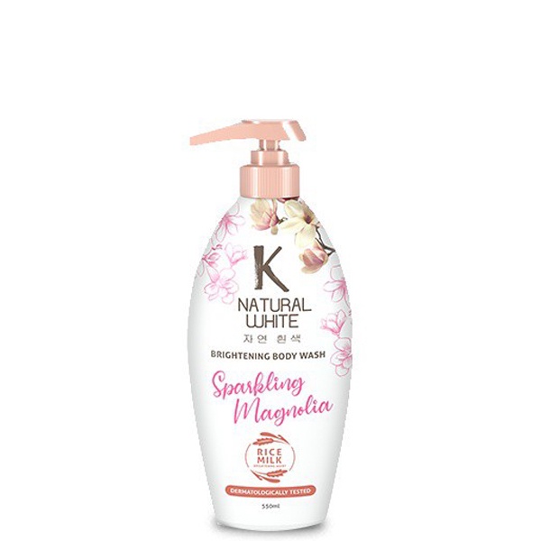 Jual K Natural White Sabun Mandi Cair Magnolia Botol 500 Ml Shopee