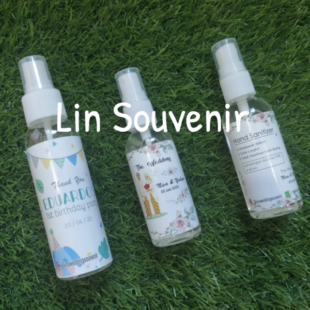 Jual Souvenir Hand Sanitizer Spray Custom Design 100ml Shopee Indonesia