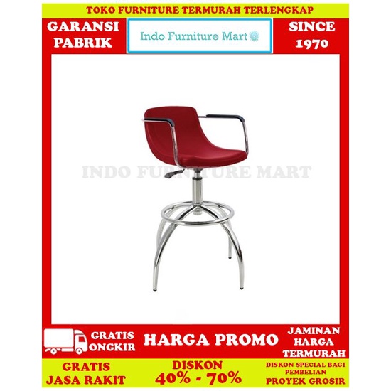 Jual Kursi Bar Cafe Putar Barstool Bar Stools Kantor Kerja Indachi