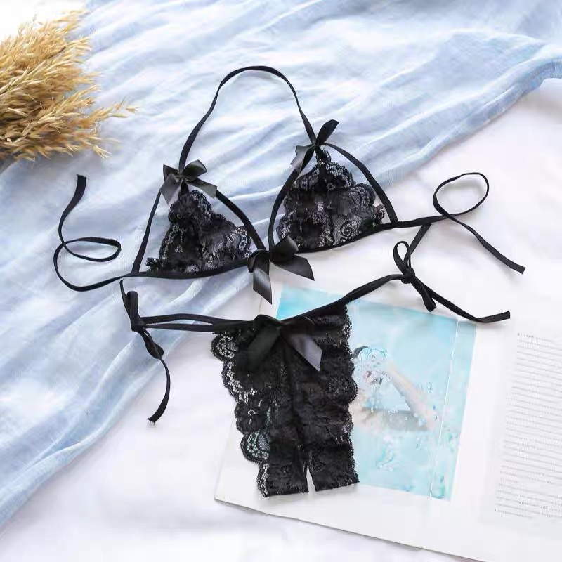Jual Lingerie Sexy Bikini Sexy Open Croctch G String Bra Set Dasi