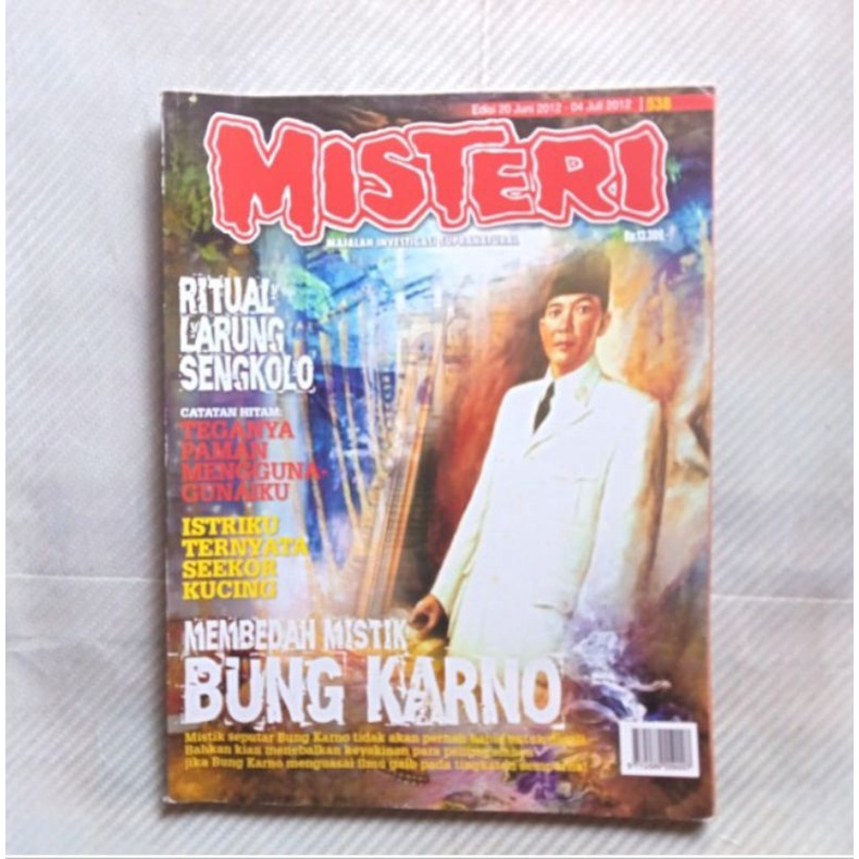 Jual Majalah Misteri Edisi Membedah Mistik Bung Karno Shopee Indonesia