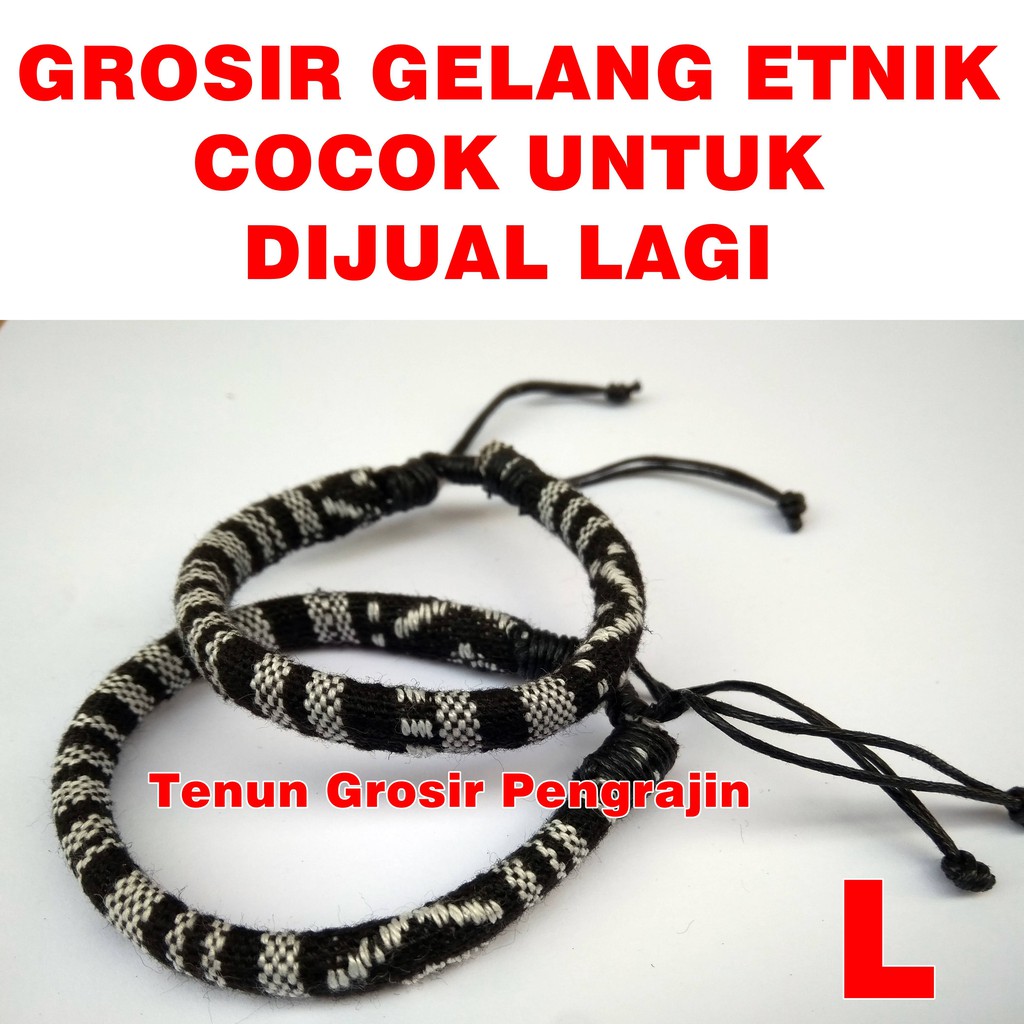 Jual Gelang Etnik Motif Kain Tenun Murah Termurah Spesial Grosir