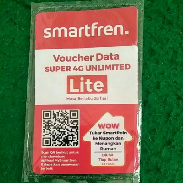 Jual Voucher Data Super G Unlimited Smartfren Kirim Fisik Shopee