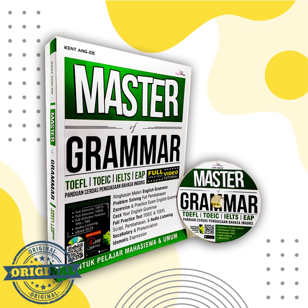 Jual Buku Toefl Master Of Grammar Toefl Toeic Ielts Eap Shopee Indonesia