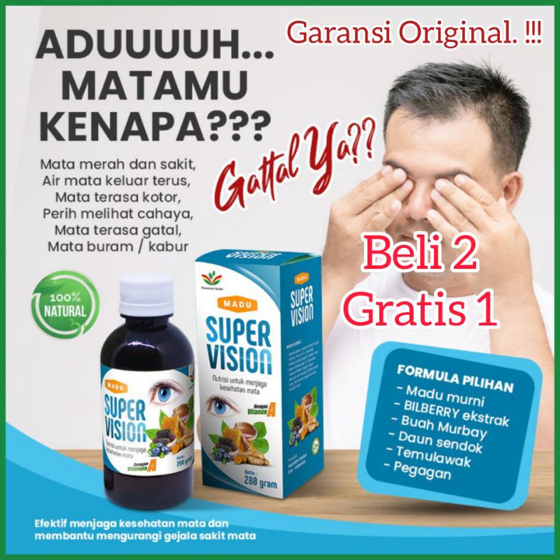 Jual Madu Fresh Vision Original Madu Mata Katarak Minus Plus