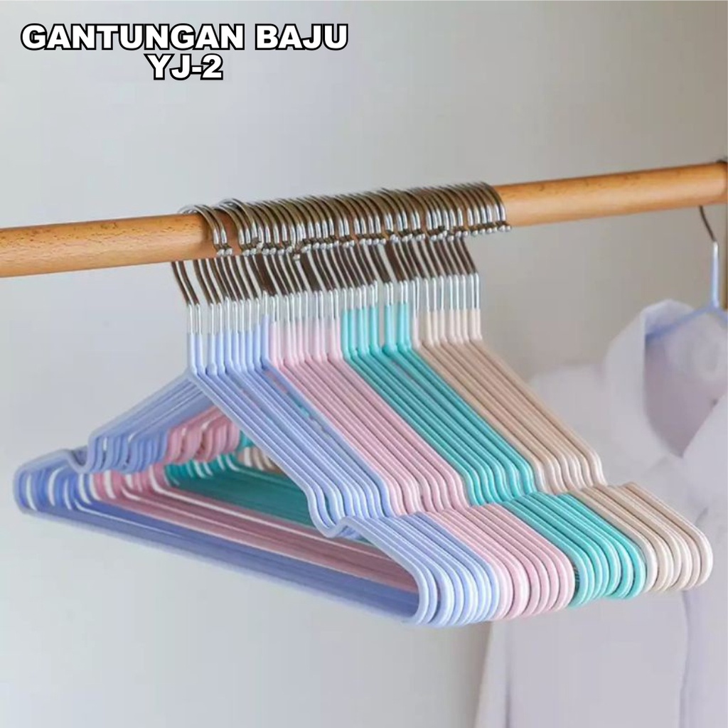 Jual Homedekor Hanger Baju Kawat Dewasa Gantungan Baju Besi Set Warna