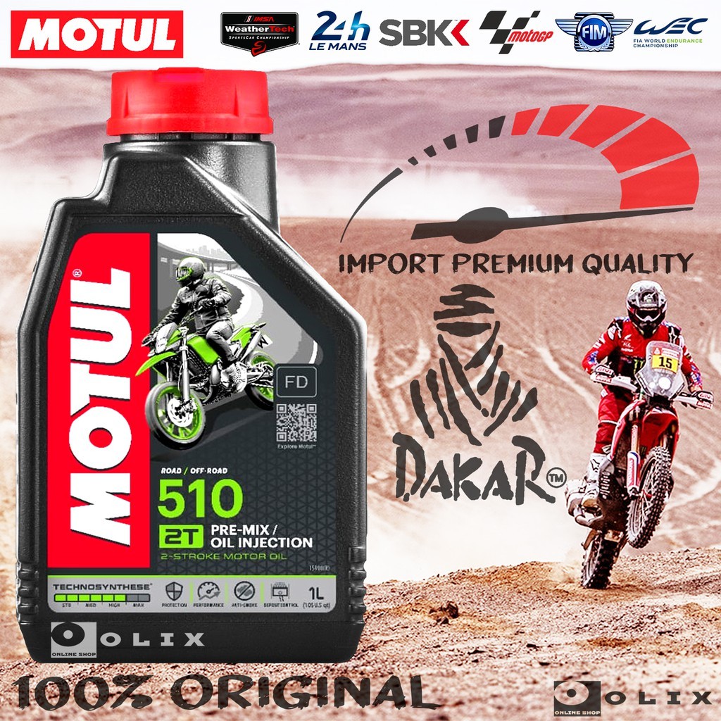 Jual MOTUL 510 2T PRE MIX OIL INJECTION FD OLI SAMPING ORIGINAL 100