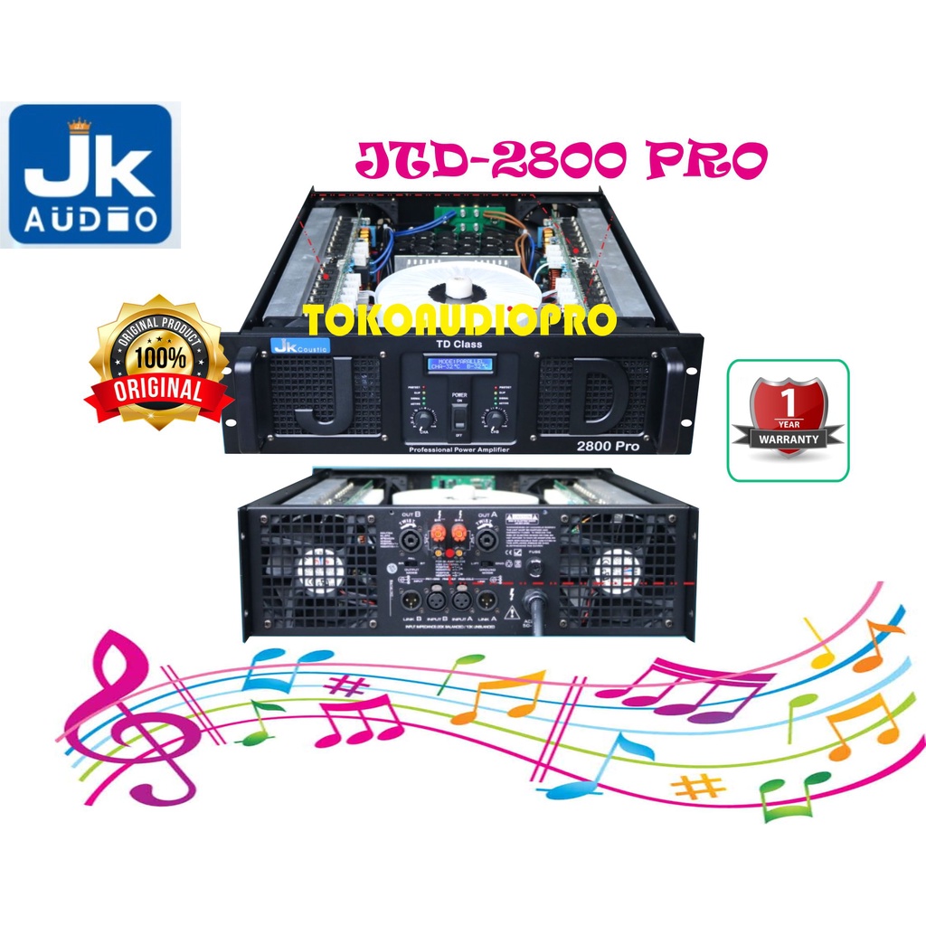 Jual Power Jk Coustic Jtd Pro Power Amplifier Original Jtd Pro