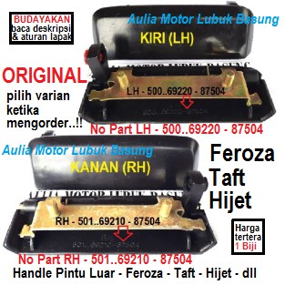 Jual Handle Handel Original Pintu Luar Daihatsu Feroza Taft Hijet Dll