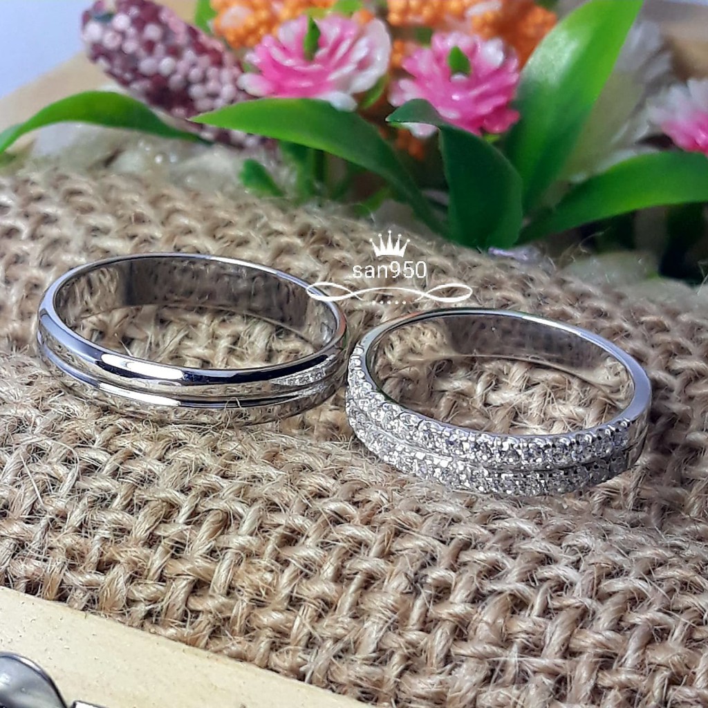 Jual Cincin Nikah Couple Custom Tunangan Kawin 2982 Shopee Indonesia