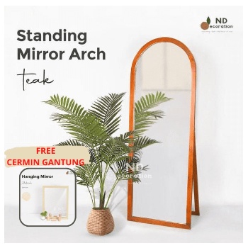 Jual Terlaris Arch Standing Mirror Cermin Berdiri Kayu Jati Belanda