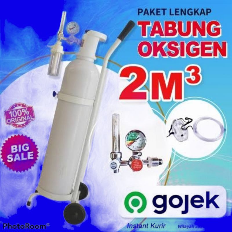 Jual Tabung Oksigen M Set Troli Regulator Nasal Tabung Oksigen