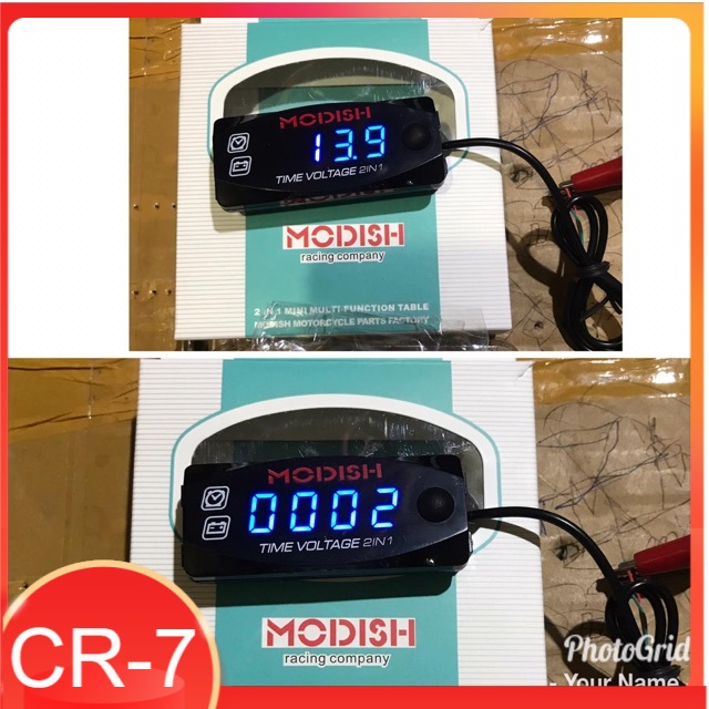 Jual Voltmeter Aki Dan Jam Digital Amper Aki Jam Digital In