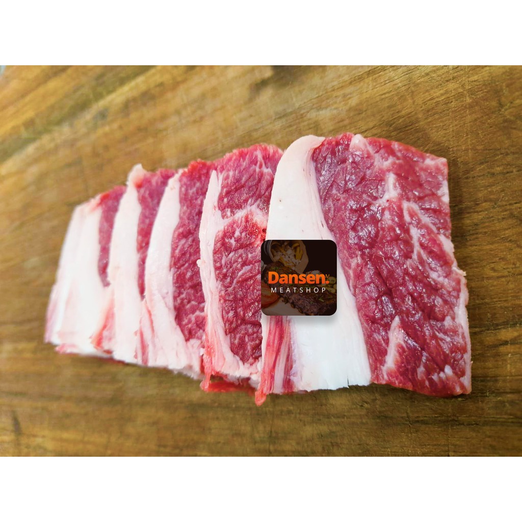 Jual TOKUSEN WAGYU BRISKET YAKINIKU CUT NEVEL END MB 4 5 Shopee Indonesia