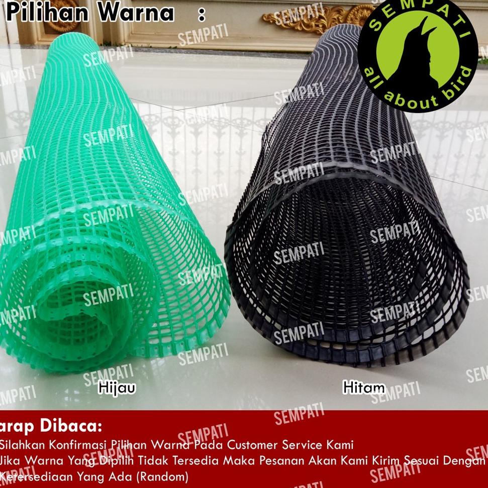 Jual PRODUK TSHCY KAWAT JARING PLASTIK HDPE BENTUK KOTAK ALAS