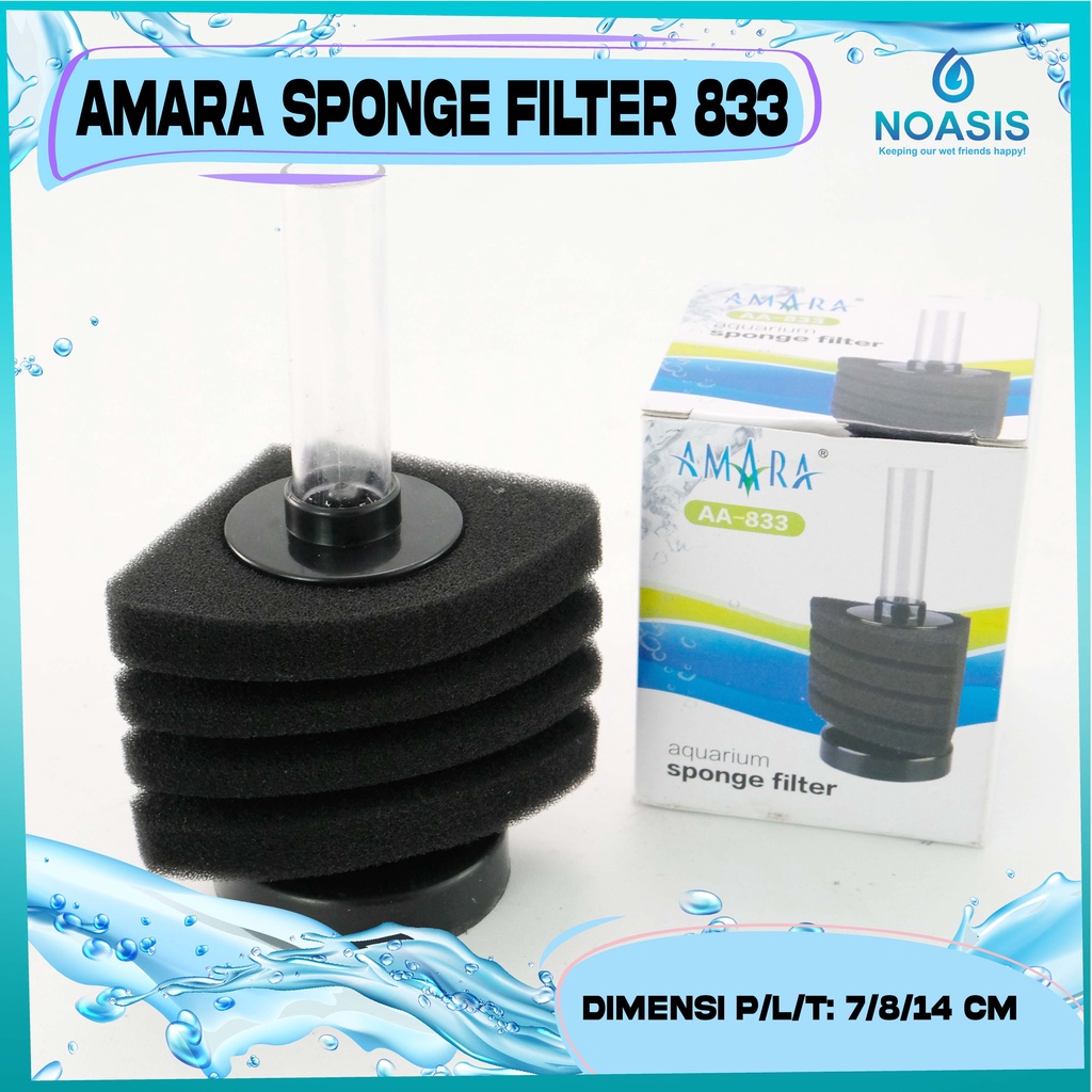 Jual AMARA SPONGE FILTER BIOFOAM BIO FOAM AA 833 AA 833 Shopee