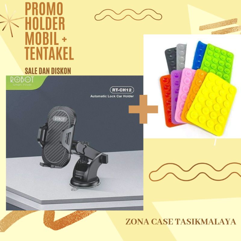 Jual HOLDER MOBIL ROBOT RT CH12 TENTAKEL HP RANDOM Shopee Indonesia